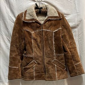 Women’s Brown Teddy Shearling Jacket